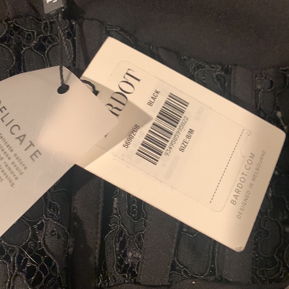 BARDOT REVOLVE CORSET LACE MIDI COCKTAIL DRESS - Picture 7 of 7